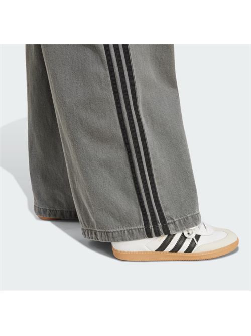 denim wide pant ADIDAS ORIGINAL | JV7455WAGRDN